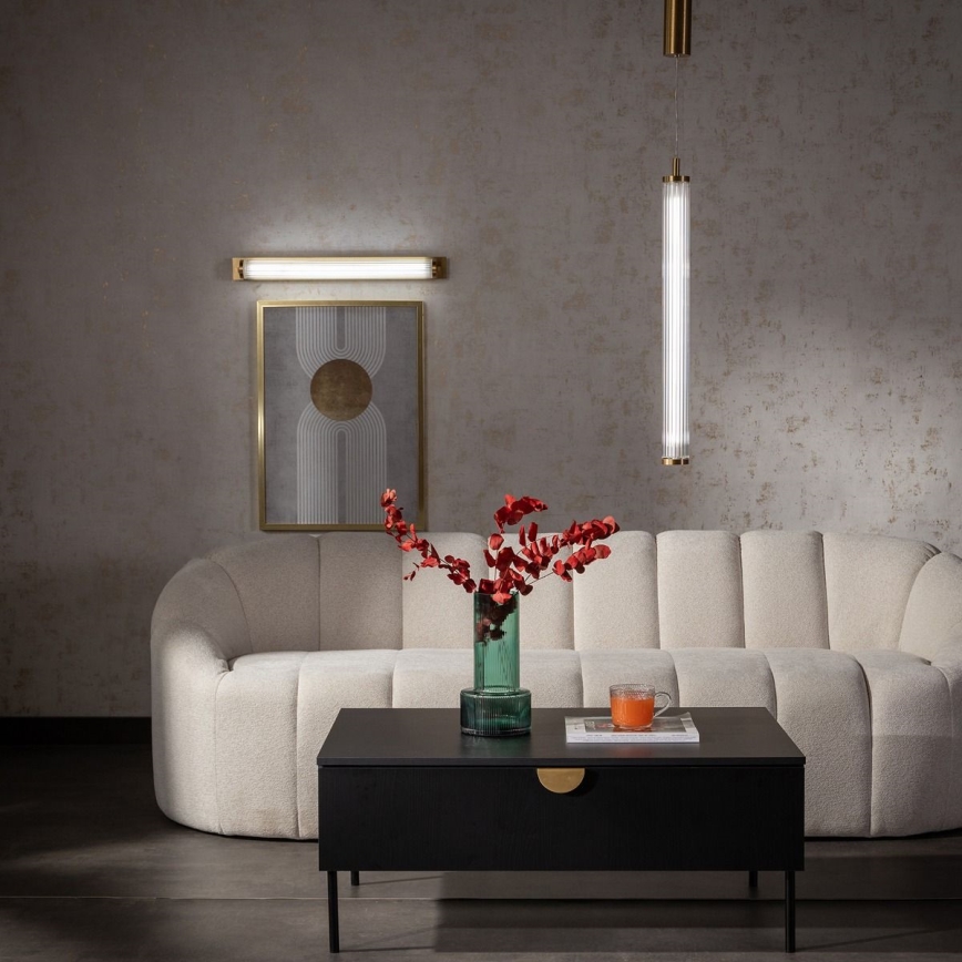 Zuma Line - LED-dimmbare Seil-Hängeleuchte LED/26W/230V 2700-6500K goldfarben + Fernbedienung