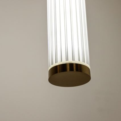 Zuma Line - LED-dimmbare Seil-Hängeleuchte LED/26W/230V 2700-6500K goldfarben + Fernbedienung