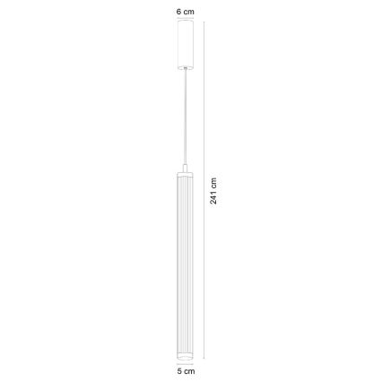 Zuma Line - LED-dimmbare Seil-Hängeleuchte LED/26W/230V 2700-6500K goldfarben + Fernbedienung