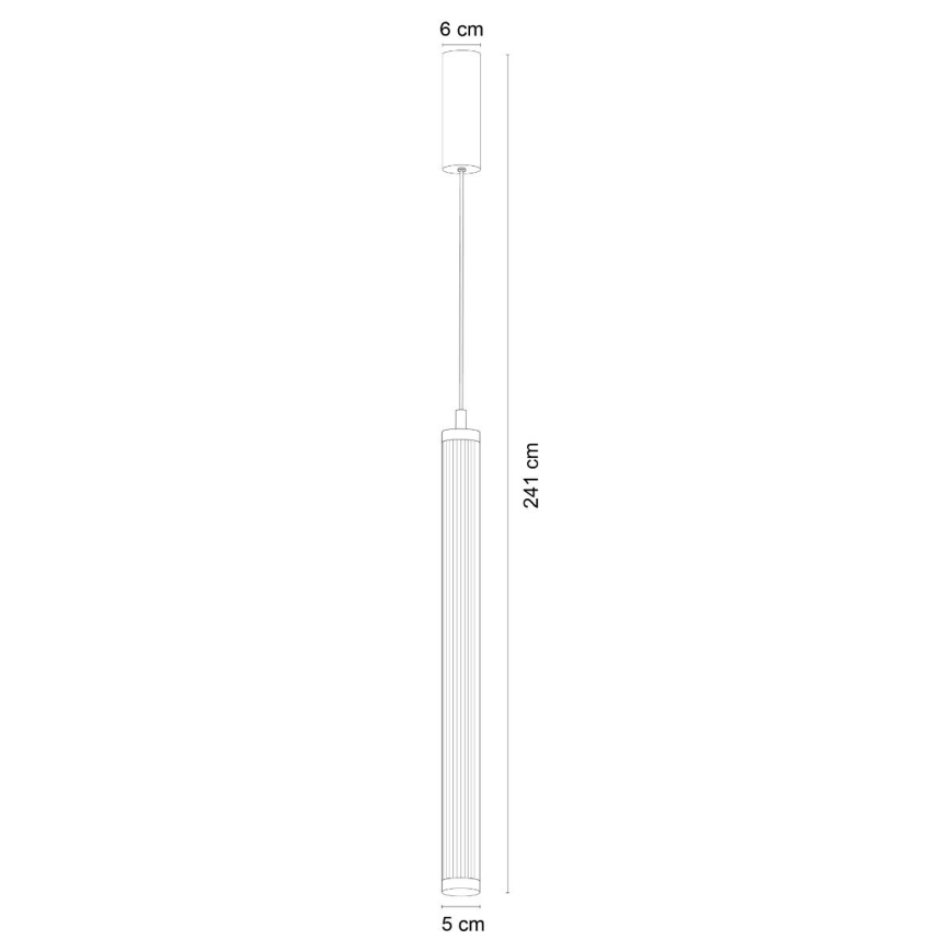Zuma Line - LED-dimmbare Seil-Hängeleuchte LED/26W/230V 2700-6500K goldfarben + Fernbedienung