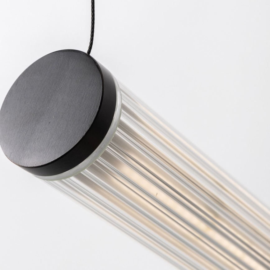 Zuma Line - dimmbare LED-Pendelleuchte mit Seilaufhängung LED/64W/230V 2700-6500K schwarz + Fernbedienung