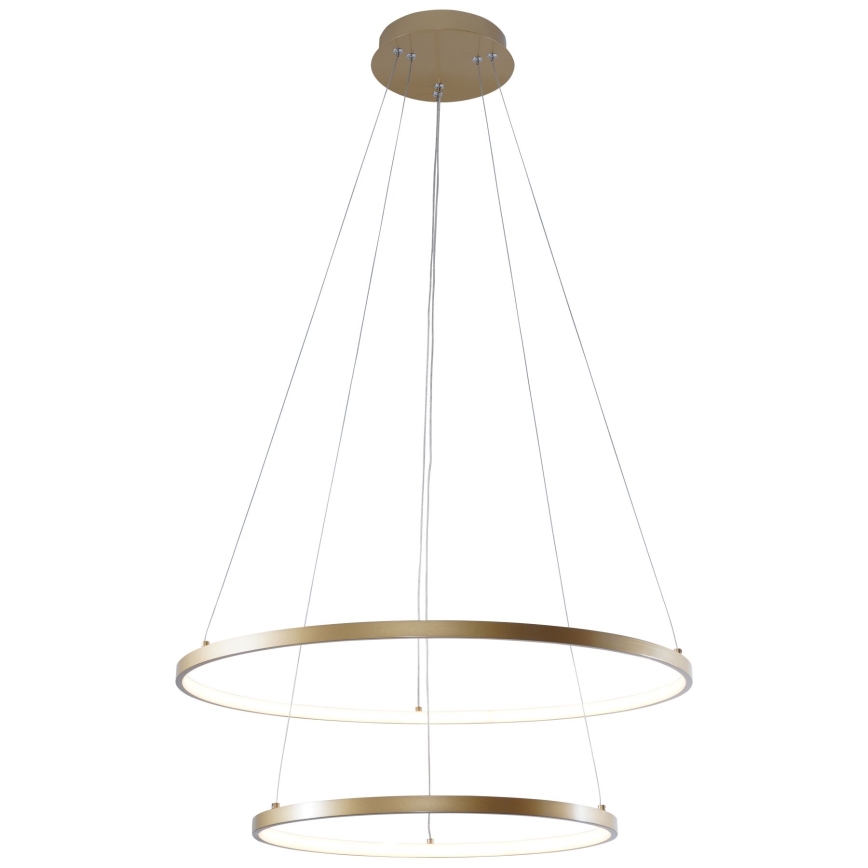 Zuma Line - LED-Hängeleuchte an Schnur LED/50W/230V 3000/4000/6000K d 60 cm golden