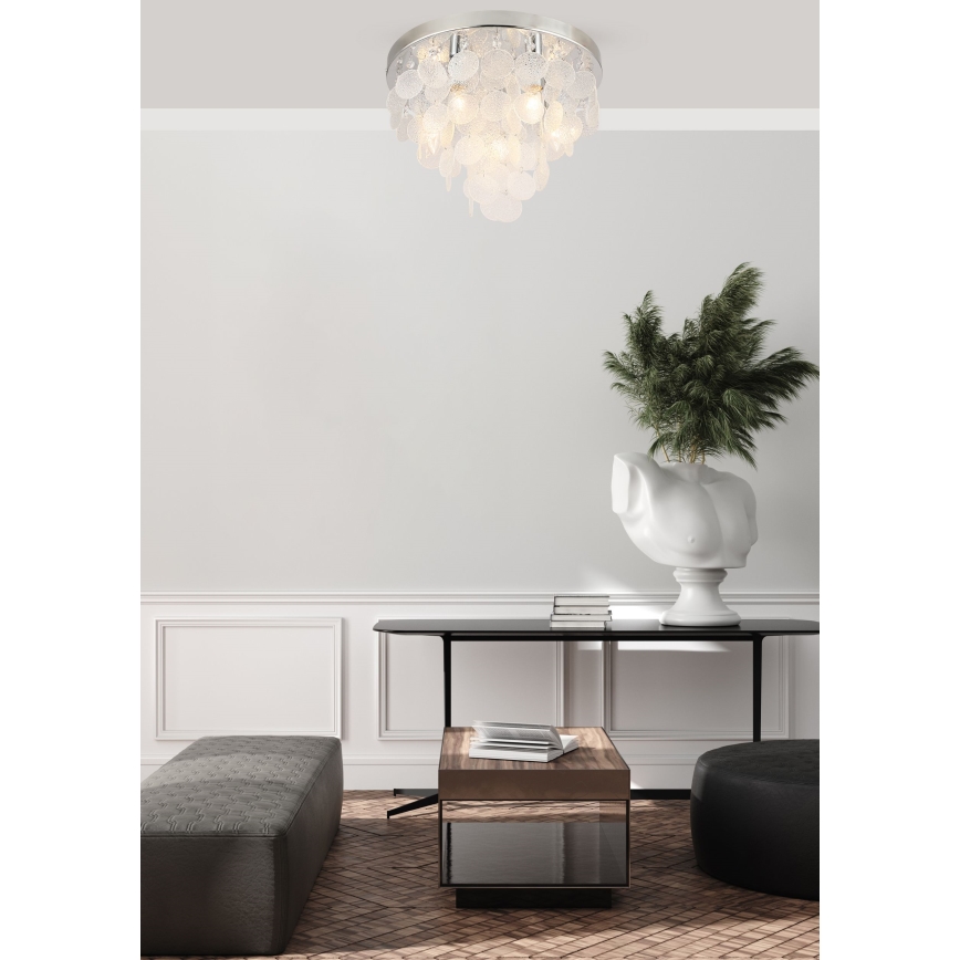 Zuma Line - Anbauleuchte 8xE14/40W/230V glänzendes Chrom