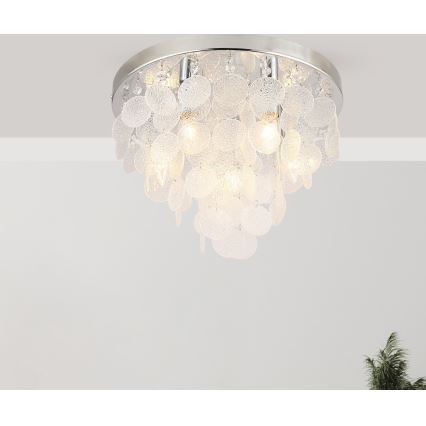 Zuma Line - Anbauleuchte 8xE14/40W/230V glänzendes Chrom