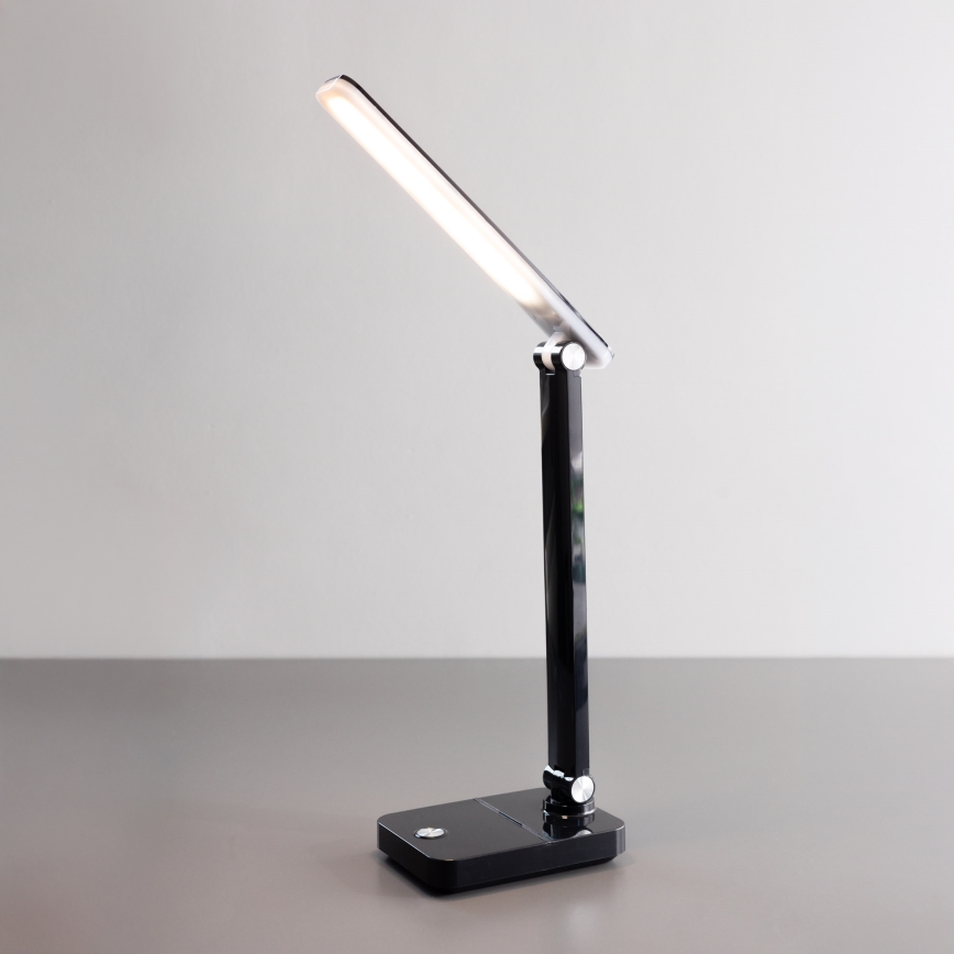 Zuma Line - Aufladbare LED-Tischleuchte LED/8W/1200 mAh 3000/4500/6000K schwarz