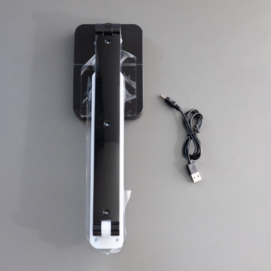 Zuma Line - LED Akku-Schreibtischlampe LED/8W/1200 mAh 3000/4500/6000K CRI 90 Schwarz