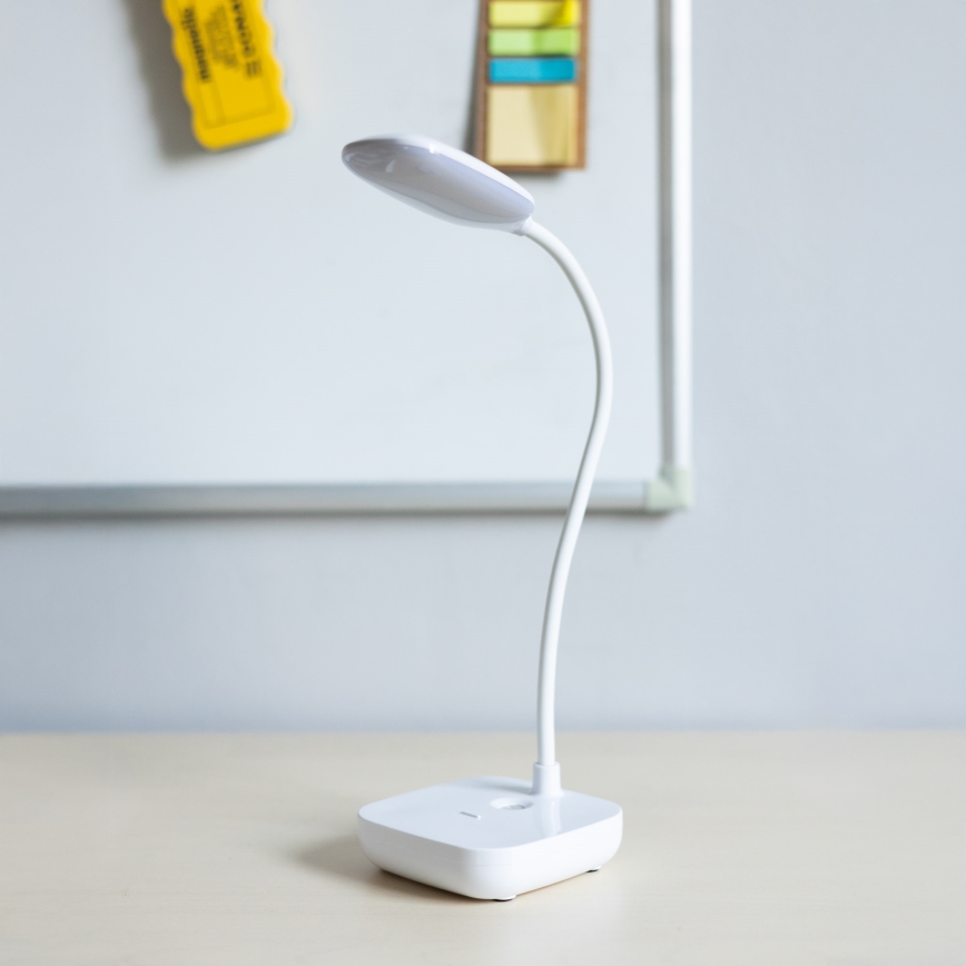 Zuma Line - Aufladbare LED-Tischleuchte LED/7W/1200 mAh 3000/4500/6000K weiß