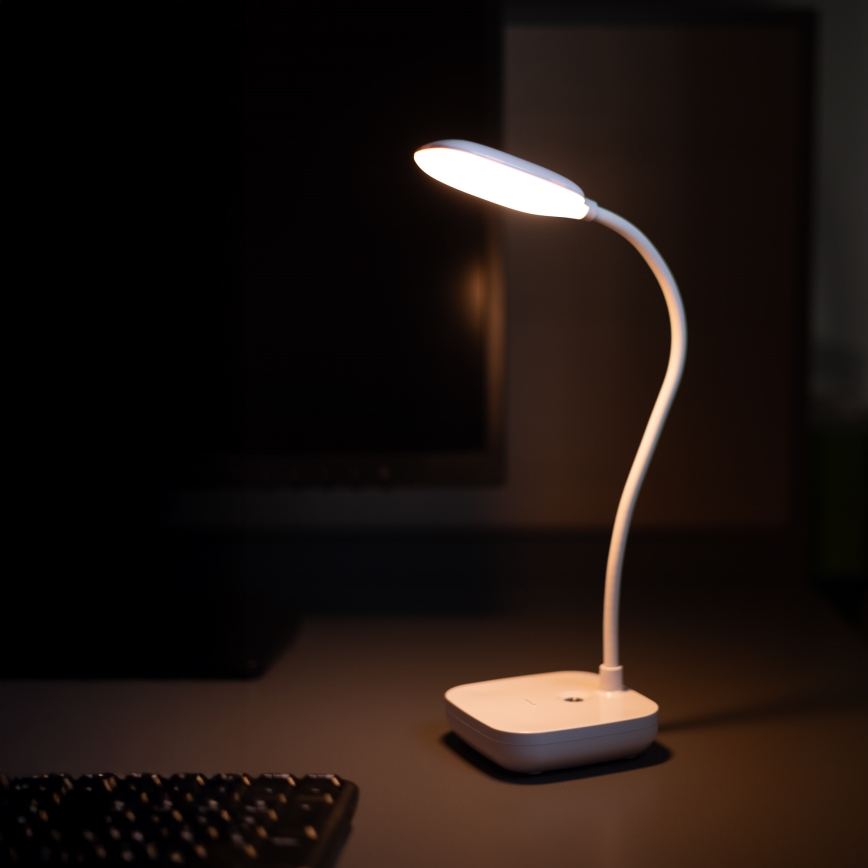 Zuma Line - Aufladbare LED-Tischleuchte LED/7W/1200 mAh 3000/4500/6000K weiß