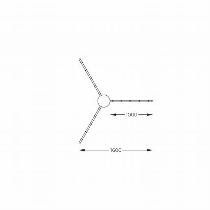 Zuma Line - LED Deckenleuchte LED/42W/230V 3000/4000/6000K Schwarz