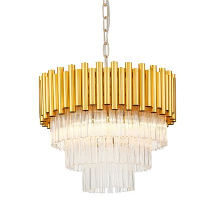 Zuma Line - Kronleuchter an Kette 4xE14/40W/230V golden