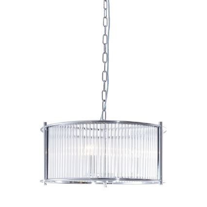 Zuma Line - Hängeleuchte an Kette 3xE27/40W/230V glänzendes Chrom