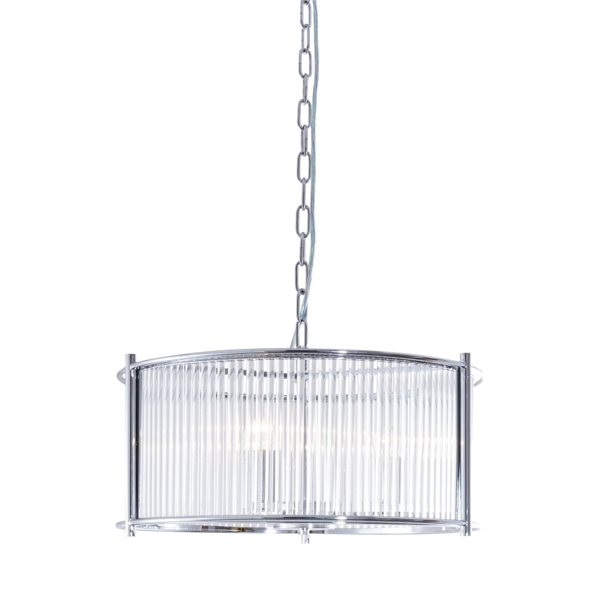 Zuma Line - Hängeleuchte an Kette 3xE27/40W/230V glänzendes Chrom