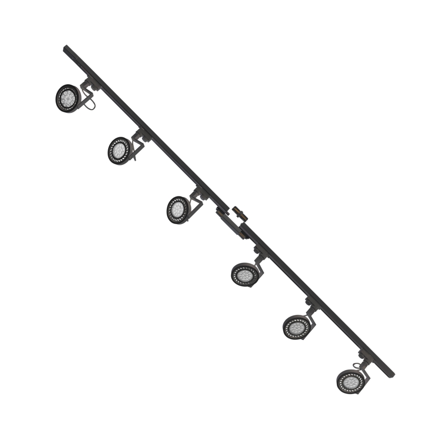 Zuma Line - Strahler in Schienensystem 6xGU10/10W/230V schwarz