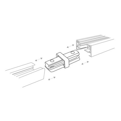 Zuma Line - Strahler für Schienensystem 6xGU10/10W/230V weiß + Schienenzubehör