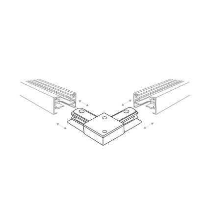 Zuma Line - Strahler für Schienensystem 6xGU10/10W/230V weiß + Schienenzubehör