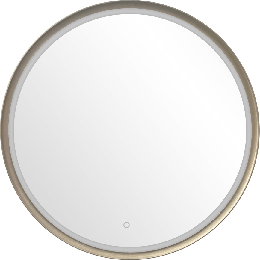 Zuma Line - LED-Badezimmerspiegel mit Hintergrundbeleuchtung LED/36W/230V 3000/4000/6000K Ø 80 cm IP44 Messing