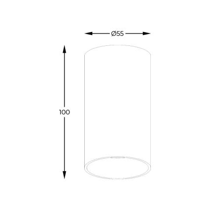 Zuma Line - Dimmbarer LED-RGBW-Spot 1xGU10/4,8W/230V, weiß + Fernbedienung
