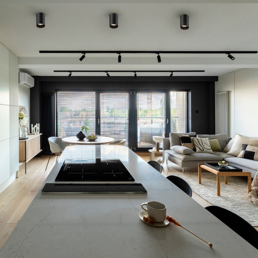 Zuma Line - LED RGBW dimmbarer Einbaustrahler 1xGU10/6W/230V schwarz + Fernbedienung