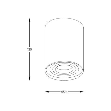 Zuma Line - LED RGBW dimmbarer Einbauspot 1xGU10/6W/230V goldfarben + Fernbedienung