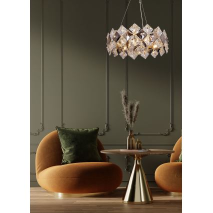 Zuma Line - Kronleuchter an Schnur 6xE14/40W/230V golden