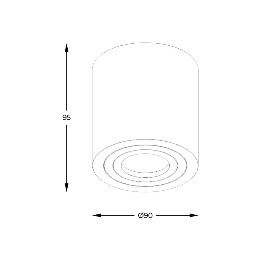 Zuma Line - LED RGBW dimmbarer Badezimmer-Einbaustrahler 1xGU10/4,8W/230V IP44 weiß + Fernbedienung