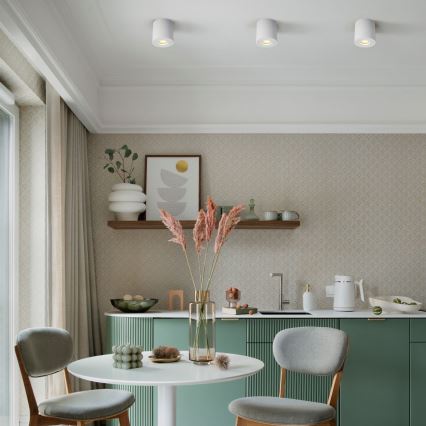 Zuma Line - LED RGBW dimmbarer Badezimmer-Einbaustrahler 1xGU10/6W/230V IP44 weiß + Fernbedienung