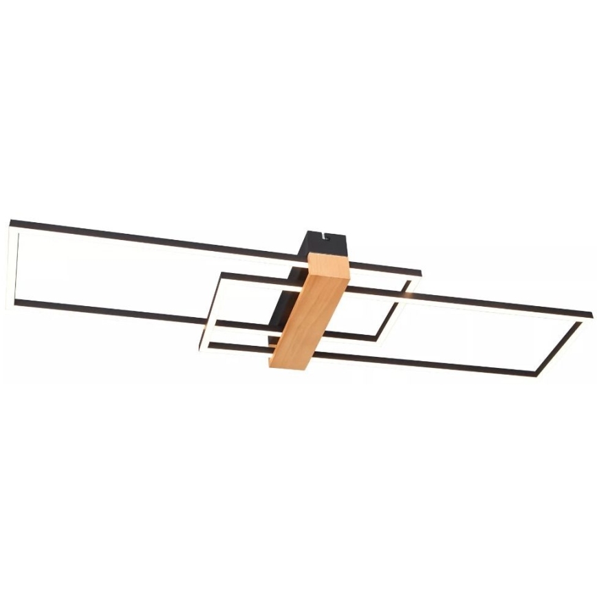 Zuma Line - LED-Deckenleuchte LED/39W/230V 3000K schwarz/Kiefer