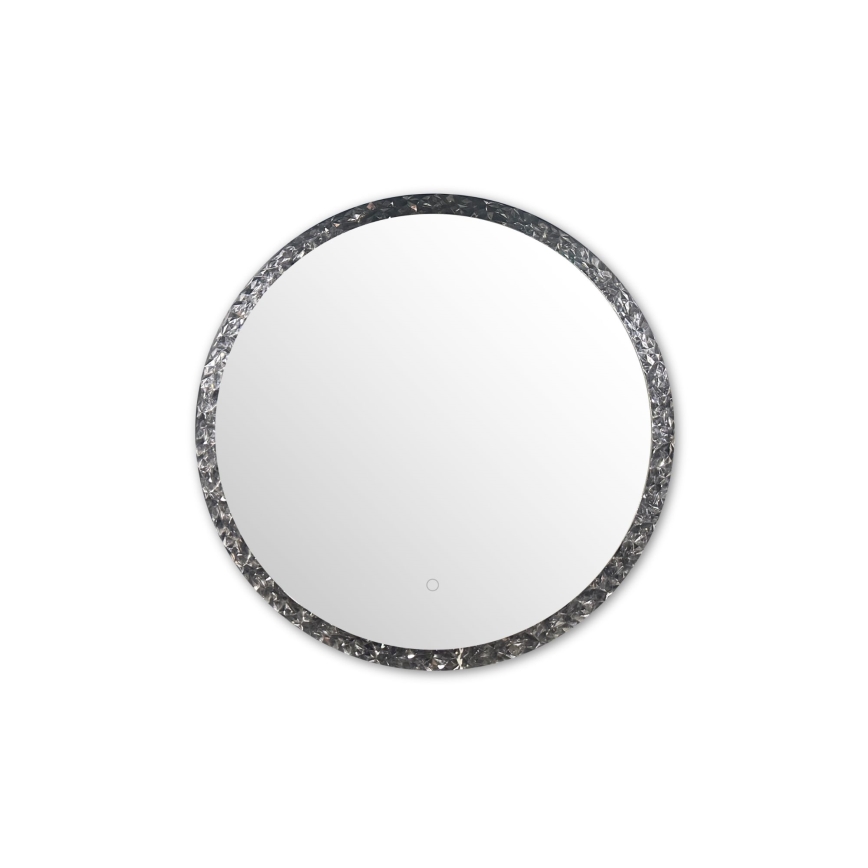 Zuma Line - LED-Badezimmer-Wandspiegel mit Hintergrundbeleuchtung LED/24W/230V 3000/4000/6000K d 60 cm IP44 glänzendes Chrom