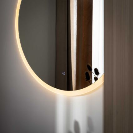 Zuma Line - LED-Badezimmerspiegel zur Wandmontage mit integrierter LED-Hintergrundbeleuchtung LED/36W/230V 3000/4000/6000K Ø 80 cm IP44