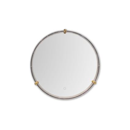 Zuma Line - LED-Badezimmer-Wandspiegel mit Hintergrundbeleuchtung LED/24W/230V 3000/4000/6000K d 60 cm IP44 klar/golden