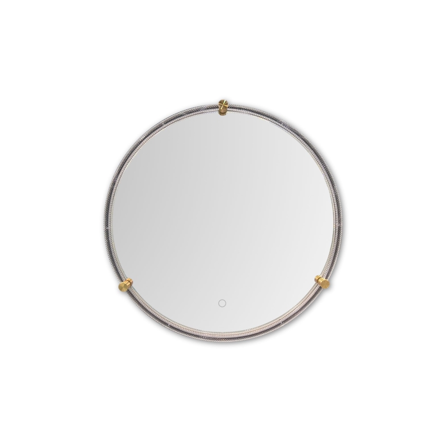 Zuma Line - LED-Badezimmer-Wandspiegel mit Hintergrundbeleuchtung LED/24W/230V 3000/4000/6000K d 60 cm IP44 klar/golden