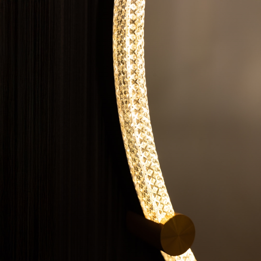 Zuma Line - LED-Badezimmer-Wandspiegel mit Hintergrundbeleuchtung LED/24W/230V 3000/4000/6000K d 60 cm IP44 klar/golden