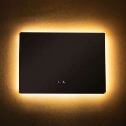 Zuma Line - LED-Badezimmer-Wandspiegel mit Heizung und Hintergrundbeleuchtung LED/24W/230V 3000/4000/6000K 70x50 cm IP44