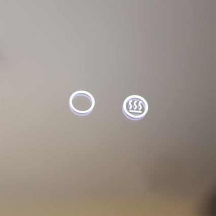 Zuma Line - LED-Badezimmer-Wandspiegel mit Heizung und Hintergrundbeleuchtung LED/24W/230V 3000/4000/6000K d 80 cm IP44