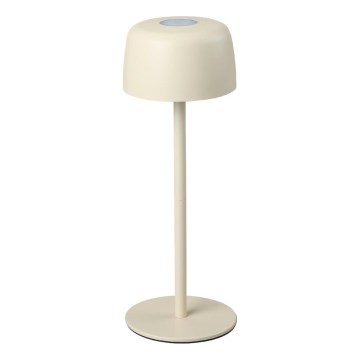 Zuma Line - Dimm- und aufladbare LED-Tischleuchte LED/2W/1200 mAh IP44 cremefarben