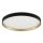 Zuma Line - Dimmbare Badezimmer-Deckenleuchte (LED RGBW) LED/32W/230V + LED/8W 3000-6000K IP44 schwarz/golden + Fernbedienung