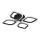 Zuma Line - Dimmbare LED-Deckenleuchte LED/30W/230V 3000-6000K schwarz + Fernbedienung