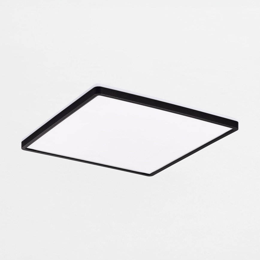 Zuma Line - Dimmbare LED-Deckenleuchte LED/38W/230V + LED/12W 3000/4000/5500K 40x40 cm schwarz