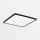 Zuma Line - Dimmbare LED-Deckenleuchte LED/38W/230V + LED/12W 3000/4000/5500K 40x40 cm schwarz