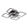 Zuma Line - Dimmbare LED-Deckenleuchte LED/55W/230V 3000-6000K schwarz + Fernbedienung