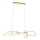 Zuma Line - Dimmbare LED-Hängeleuchte an Schnur LED/56W/230V golden