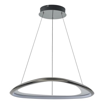 Zuma Line - Dimmbare LED-Hängeleuchte LED/34W/230V 3000K schwarz glänzendes Chrom