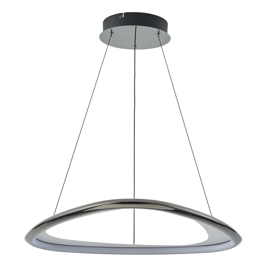 Zuma Line - Dimmbare LED-Hängeleuchte LED/34W/230V 3000K schwarz glänzendes Chrom