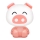 Zuma Line - Dimmbare LED-Kinder-Tischleuchte mit Touch-Steuerung LED/3W/230V Schwein rosa