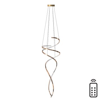 Zuma Line - Dimmbarer LED-Kronleuchter an Aufhängung LED/68W/230V 3000/4000/6000K Roségold + Fernbedienung
