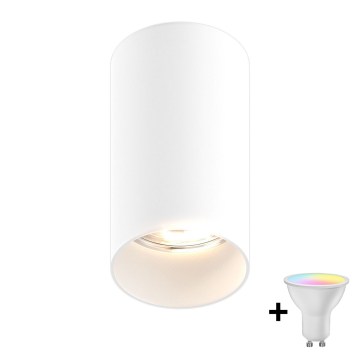 Zuma Line - Dimmbarer LED-RGBW-Spot 1xGU10/4,8W/230V, weiß + Fernbedienung