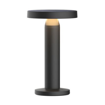 Zuma Line - Dimmbare, aufladbare LED-Solar-Tischleuchte LED/2W/2000 mAh IP44 schwarz