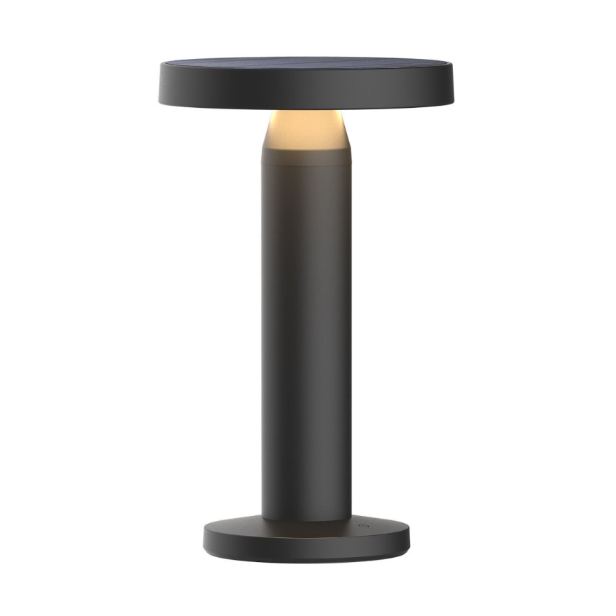 Zuma Line - Dimmbare, aufladbare LED-Solar-Tischleuchte LED/2W/2000 mAh IP44 schwarz