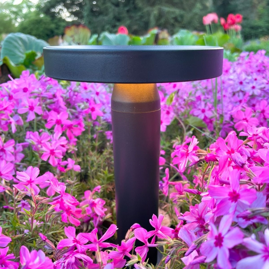 Zuma Line - Dimmbare, aufladbare LED-Solar-Tischleuchte LED/2W/2000 mAh IP44 schwarz