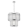 Zuma Line - Hängeleuchte an Kette 8xE14/60W/230V glänzendes Chrom